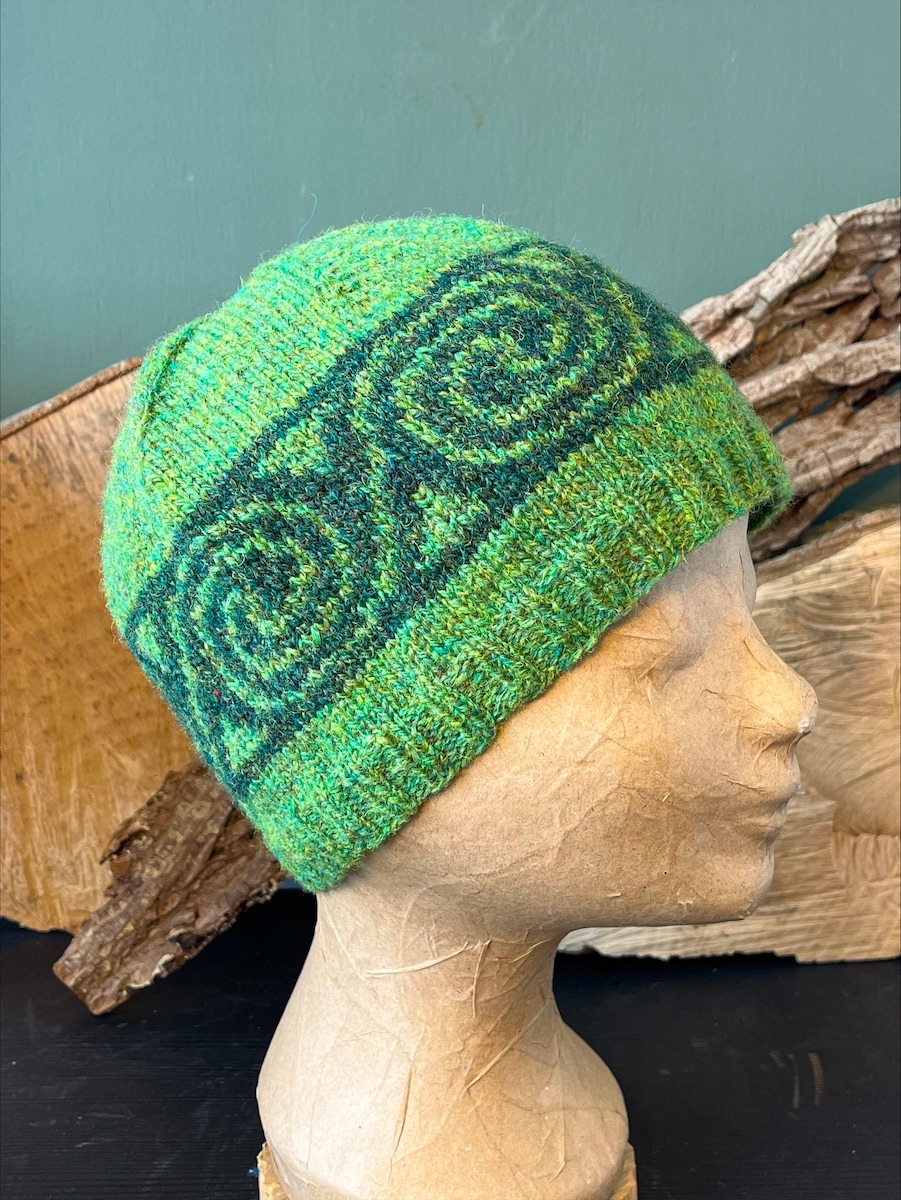 Spirals muts licht groen - Afbeelding 2