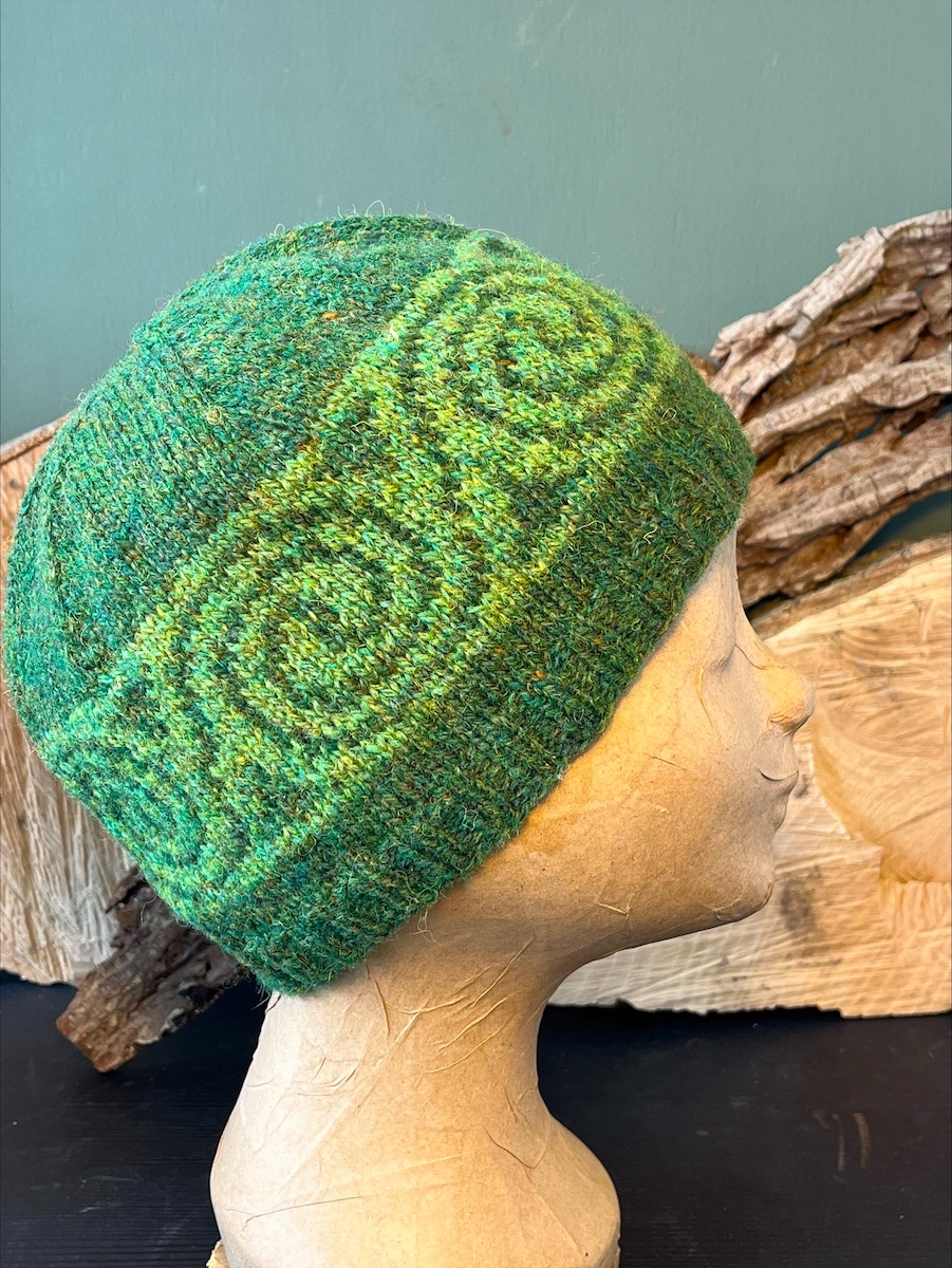Spirals muts donker groen - Afbeelding 3