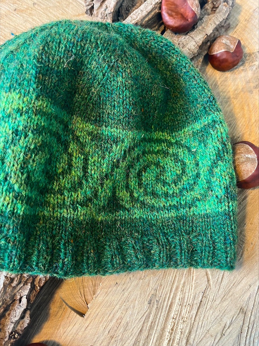 Spirals muts donker groen - Afbeelding 2